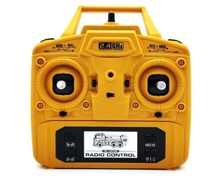 Радиоуправляемый погрузчик с прицепом HUI NA TOYS 2.4G 8CH масштаб 1:10 RTR - HN1576 (Желтый)