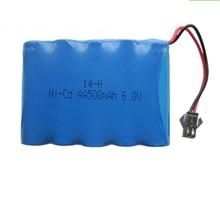 Аккумулятор Ni-Cd 6v 500mah форма Flatpack разъем YP