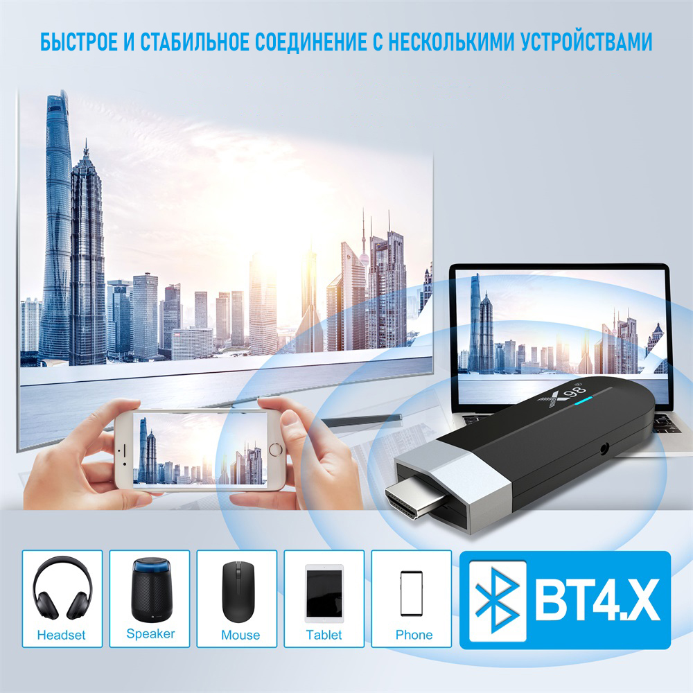 Андроид ТВ приставка DGMedia X98 S500 Amlogic S905Y4 (2/16)