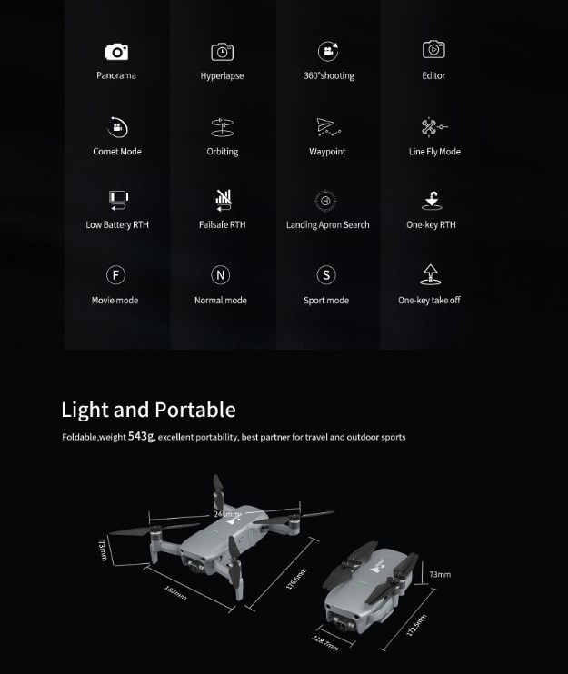 Квадрокоптер Hubsan Ace Pro 64G (2 батареи) RTF - HUBSAN ACE PRO COMBO-2 (Базовый)