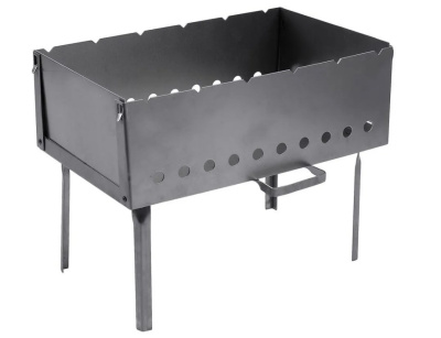 Мангал-дипломат №1 400х250х400(1,5мм) МДМетиз/1 (с сумкой)