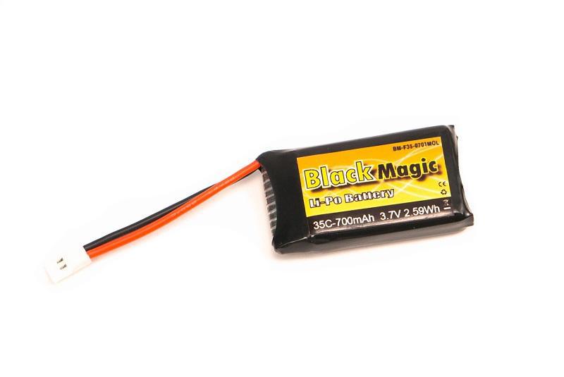 Аккумулятор Black Magic LiPo 3.7V 1S 35C 700 mAh - BM-F35-0701MOL