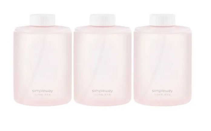 

Мыло Xiaomi Mijia антибактериальное (US версия，Amino Acid, 300ml*3) (Pinc ), Розовый