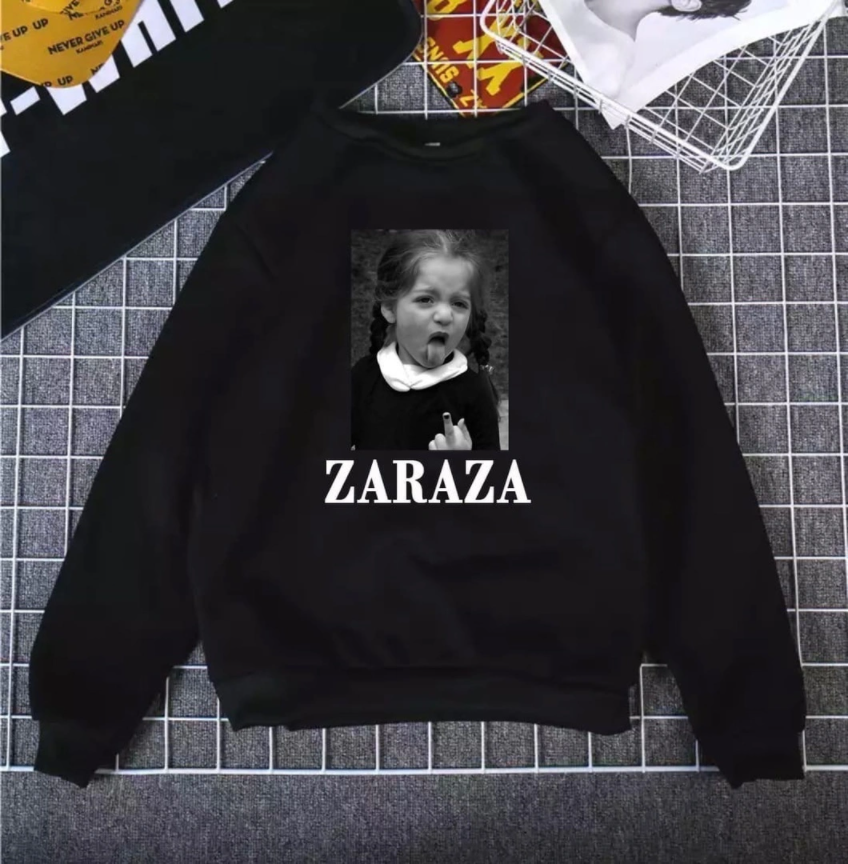 

Свитшот утепленный "ZARAZA" (42-44), Черный