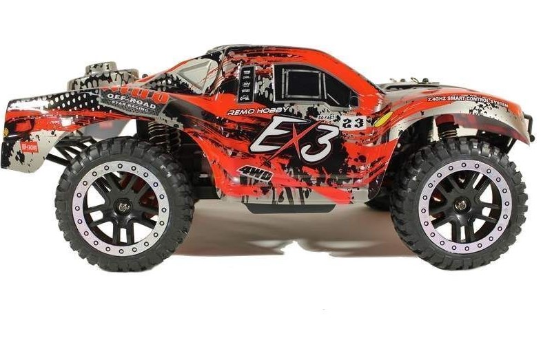 

Радиоуправляемый шорт-корс Remo Hobby 4WD RTR масштаб 1:10 2.4G - RH10EX3UPG (Красный)
