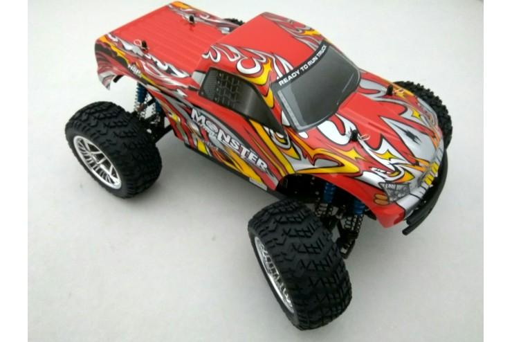 

Радиоуправляемый монстр HSP CrazyIst PRO 4WD RTR + Li-Po масштаб 1:10 94211PRO (красный), Монстр-трак