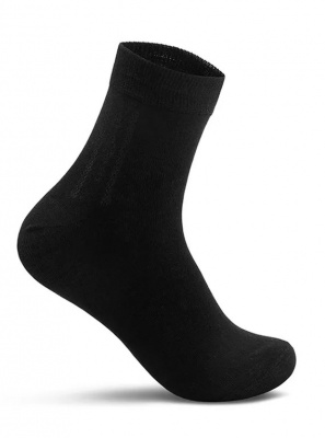 Носки мужские "Ланмень+" размер 41-47 набор (5 штук) (Черные)