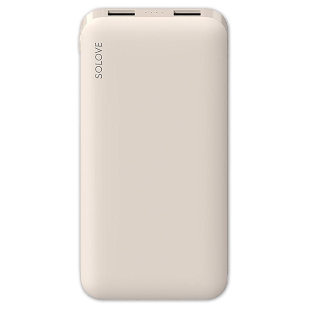 

Внешний аккумулятор Xiaomi SOLOVE PowerBank 001M 10000mAh (Бежевый)