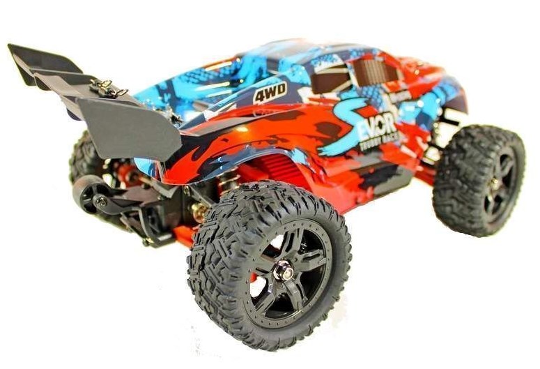Радиоуправляемая трагги Remo Hobby S EVO-R UPGRADE 4WD 2.4G 1/16 RTR-RH1661UPG (Красный)