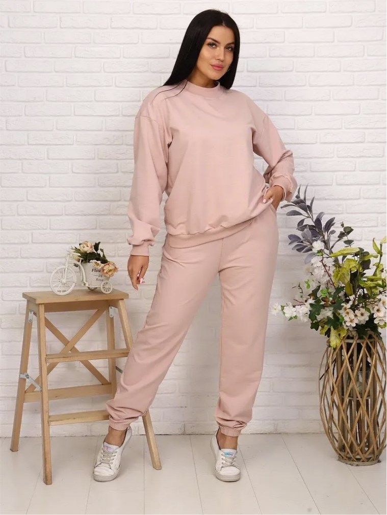 Костюм женский КЖ-036 (Пудра, 56)