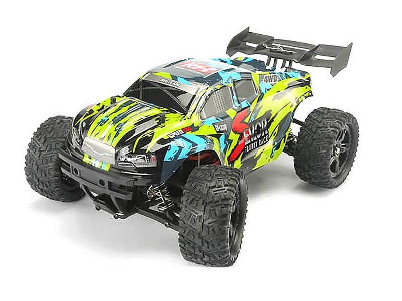Радиоуправляемый трагги Remo Hobby S-EVOR 4WD RH1661 2.4G 1:16 RTR (Желтый)