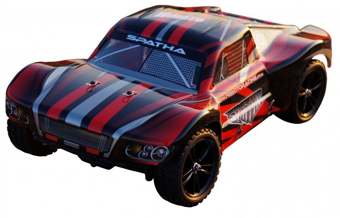 

Р/У Шорт-корс Himoto Spatha 4WD 2.4GHz 1/10 RTR + Ni-Mh и З/У E10SC (Красный), Монстр-трак