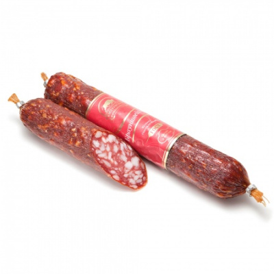 Колбаса КМК сырокопченая 200гр. (Брауншвейгская)