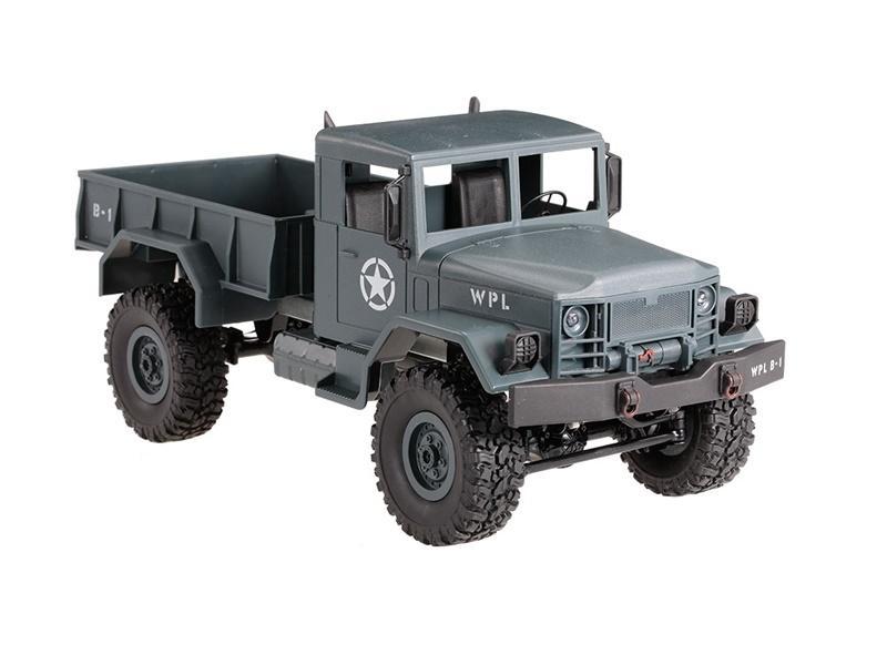 

Радиоуправляемый краулер Military Truck 4WD RTR масштаб 1:16 2.4G WPLB-14-Blue