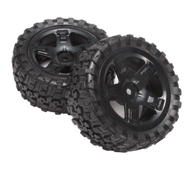 

Колеса в сборе для моделей багги и шорт-корс траков Remo Hobby 1:16 2шт - P6971
