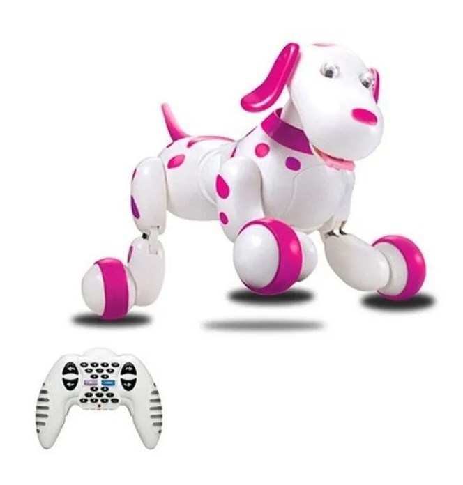 Радиоуправляемая робот-собака HappyCow Smart Dog - 777-338 (Розовая)