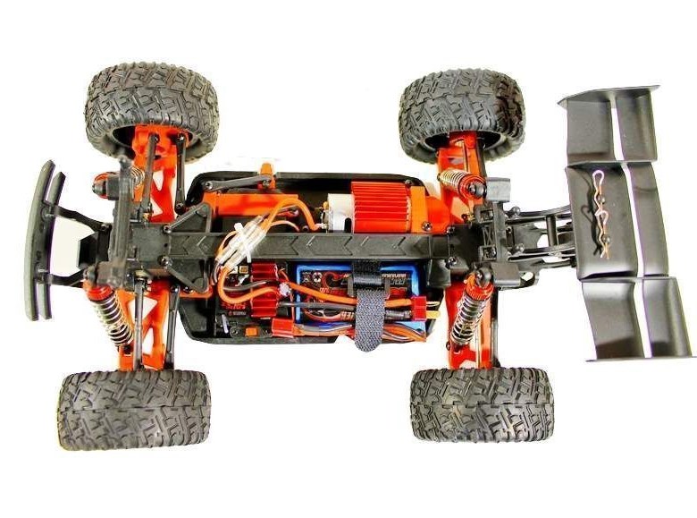 Радиоуправляемая трагги Remo Hobby S EVO-R UPGRADE 4WD 2.4G 1/16 RTR-RH1661UPG (Красный)