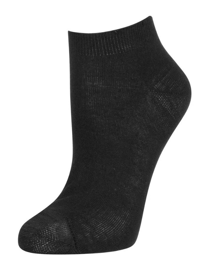 Носки женские короткие Бамбук размер 36-41 набор (6 штук) (Черные)