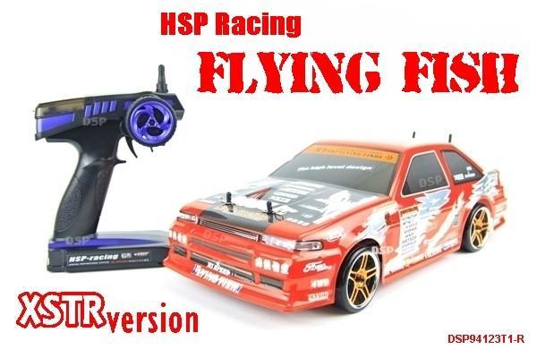 

Радиоуправляемая машина для дрифта HSP Flying Fish 1 4WD RTR 1:10 2.4G - 94123TOP (#94123T1 Красный), Легковой автомобиль