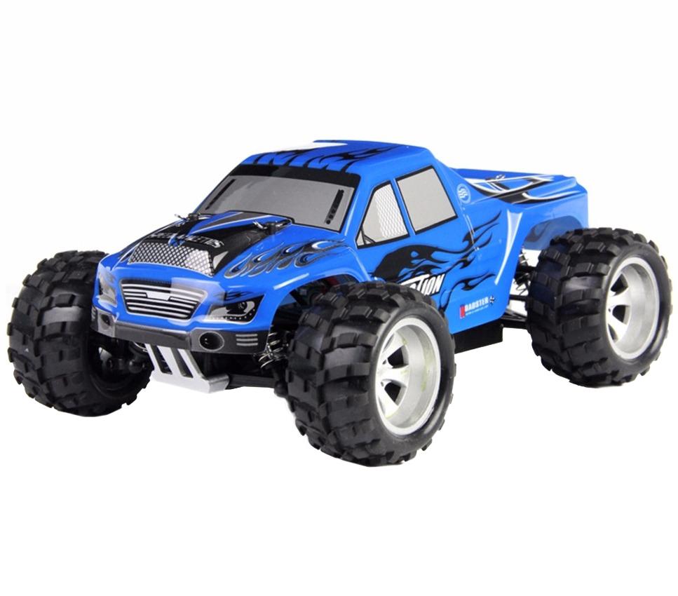 

Радиоуправляемая машинка WL Toys Monster масштаб 1:18 - A979 (синий), Монстр-трак