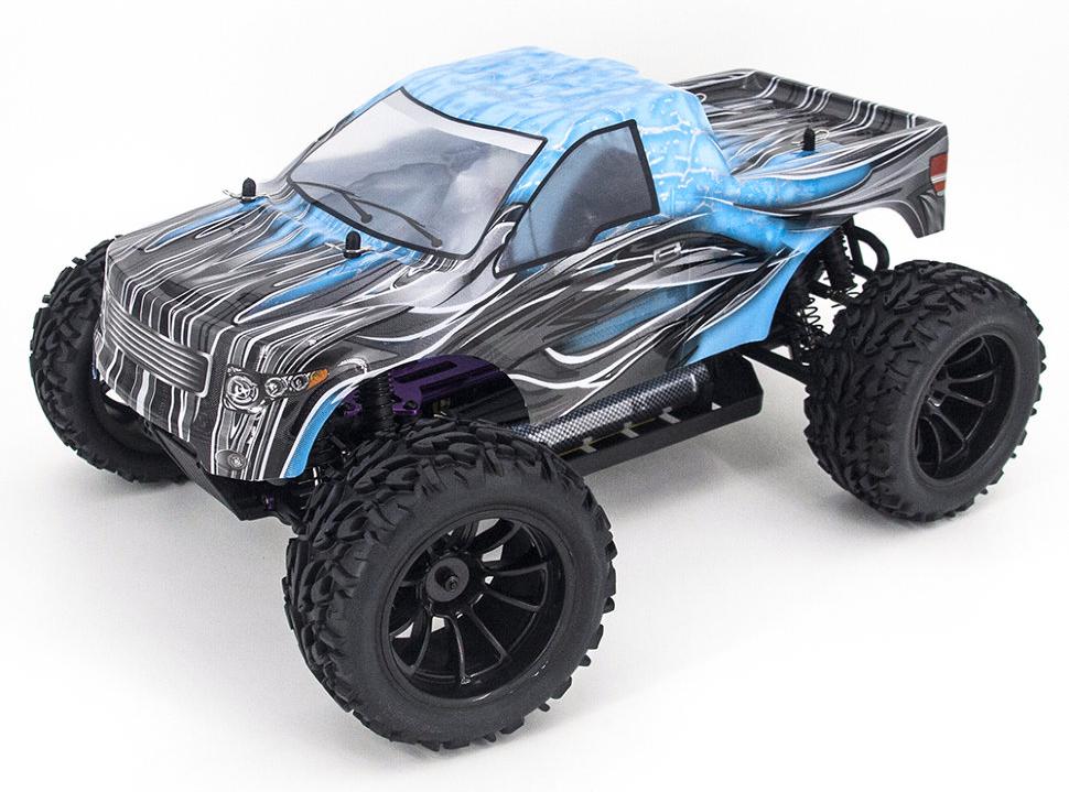Радиоуправляемый монстр HSP Brontosaurus 4WD RTR масштаб 1:10 2.4G - 94111-88064 Радиоуправляемый монстр HSP Brontosaurus 4WD RTR + Ni-Mh масштаб 1:10 94111 (Голубой)