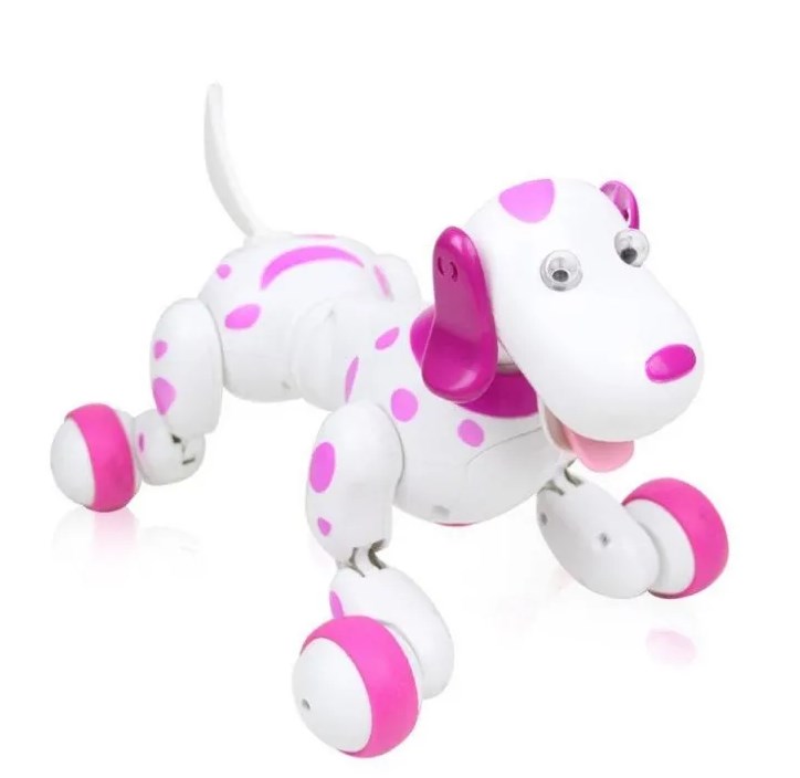 Радиоуправляемая робот-собака HappyCow Smart Dog - 777-338 (Розовая)
