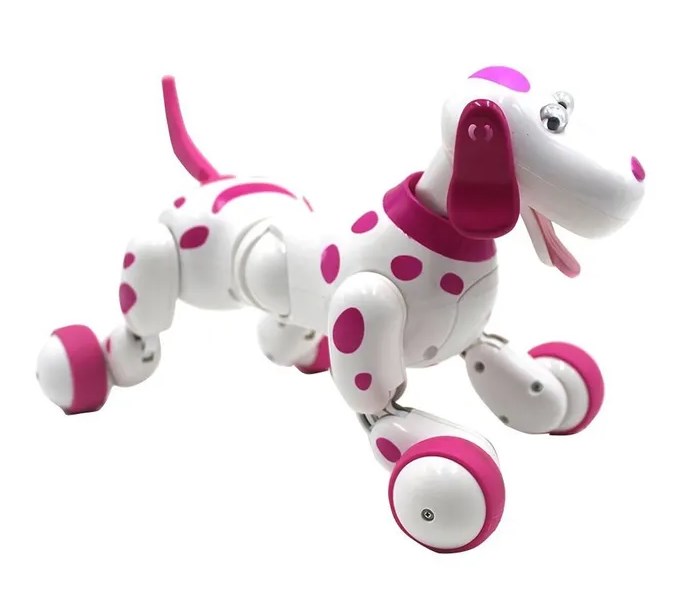 Радиоуправляемая робот-собака HappyCow Smart Dog - 777-338 (Розовая)