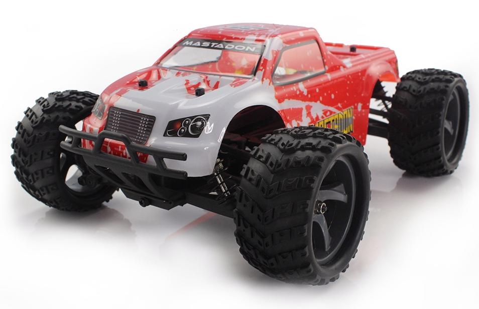 

Радиоуправляемый монстр Himoto Mastadon 4WD RTR масштаб 1:18 2.4Ghz - E18MT (Красный), Монстр-трак
