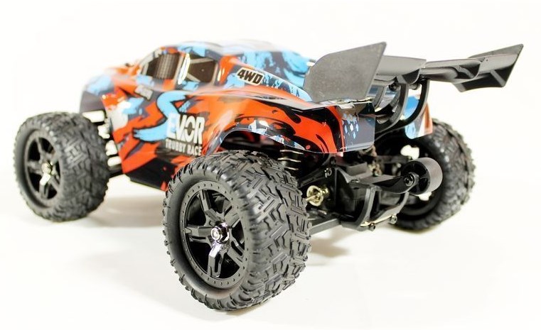 Радиоуправляемый трагги Remo Hobby S-EVOR 4WD RH1661 2.4G 1:16 RTR (Красный)