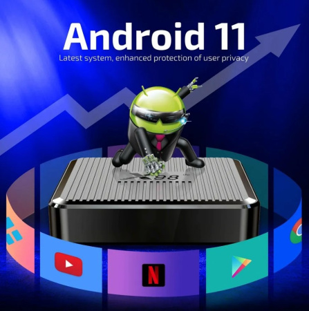 Андроид ТВ приставка DGMedia X98Q S905W2 2Gb/16Gb