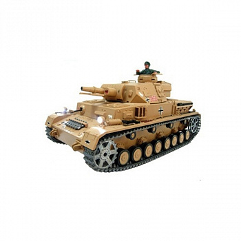 Радиоуправляемый танк Heng Long DAK Panzerkampfwagen IV Ausf F-1 Pro масштаб 1:16 - 3858-1Pro V6.0