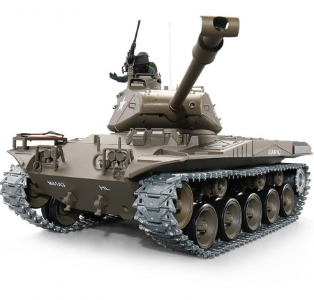 Радиоуправляемый танк Heng Long US M41A3 Bulldog масштаб 1:16 2.4 G - 3839-1 V7.0