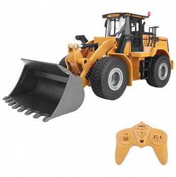 Радиоуправляемый бульдозер HUI NA TOYS 9CH масштаб 1:24 2.4G - HN1567