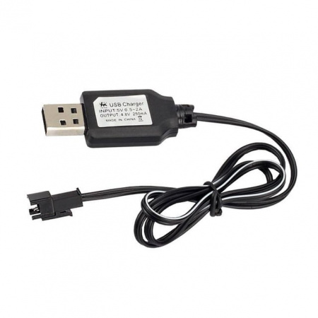 Зарядное устройство USB 4.8V 250mAh разъем YP