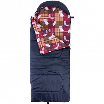 Спальный мешок БАТЫР XXL СОШ-3 (220*90) синий (синтепон) Helios