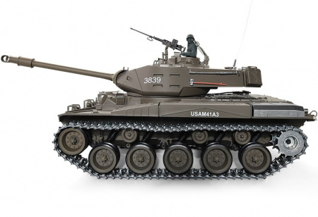 Радиоуправляемый танк Heng Long US M41A3 Bulldog масштаб 1:16 2.4 G - 3839-1 V7.0