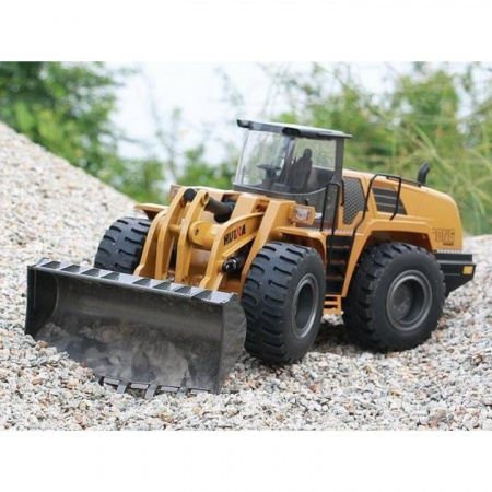 Радиоуправляемый погрузчик бульдозер HUI NA TOYS масштаб 1:14 2.4G - HN1583