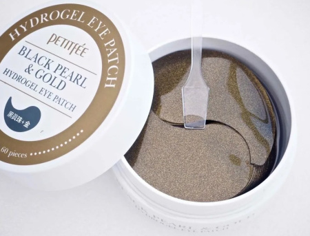 [PETITFEE] Гидрогелевые патчи для глаз ЖЕМЧУГ/ЗОЛОТО Black Pearl&Gold Hydrogel Eye Patch, 60 шт