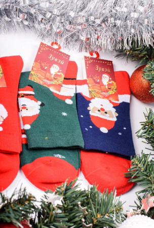 Носки мужские "Новый год", набор 5шт., р-р 41-47