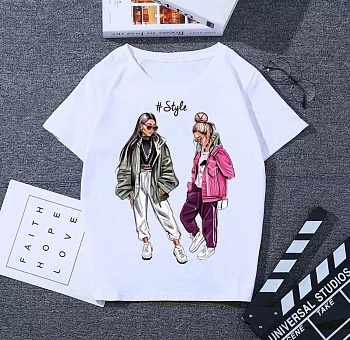 Футболка женская STYLE-белая