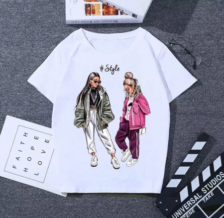 Футболка женская STYLE-белая