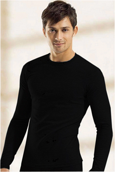 Футболка мужская Ozkan с длинным рукавом, черный