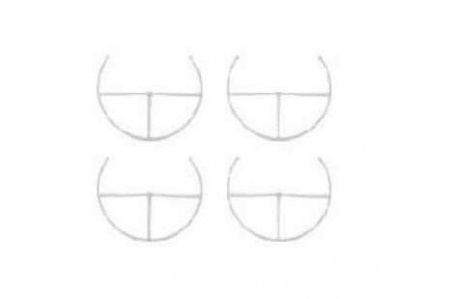 Защита пропеллеров для X14W красная - SYMA-X14W (720P) -02