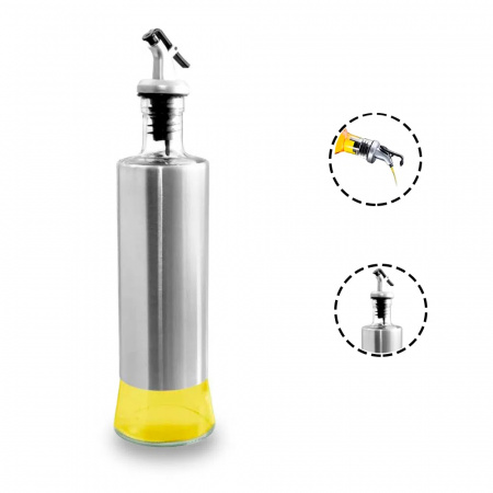 Дозатор для масла стеклянный с пробкой 300 ml