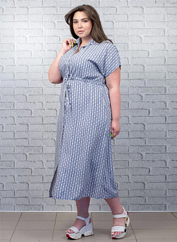 Платье Qianzhidu ромбик 210711