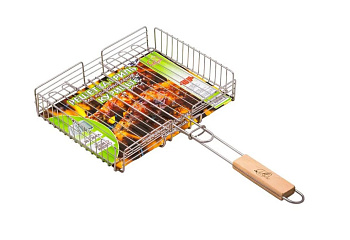 Решетка гриль для курицы никель