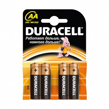 Комплект батареек Duracell  (4 шт)