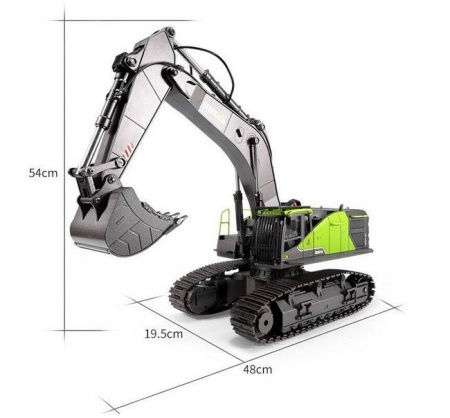 Радиоуправляемый экскаватор HUI NA TOYS масштаб 1:14 2.4G - HN1593