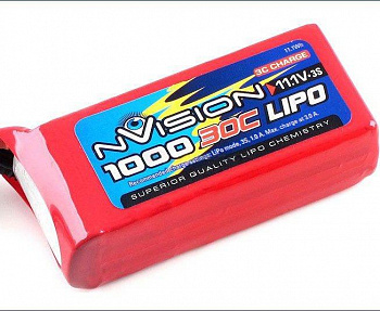 Аккумулятор nVision Li-Po 11.1V (3S) 1000mAh 30 Soft Case