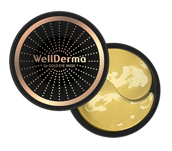[WELLDERMA] Гидрогелевые патчи (маски) для глаз ЗОЛОТО Ge Gold Eye Mask, 50 гр